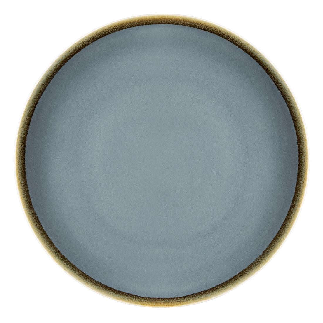 Olympia Kiln Round Coupe Plates Ocean 230mm (6 Pack)