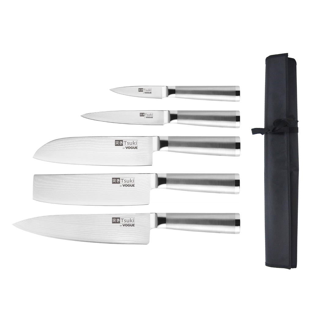 Vogue Tsuki 5-Piece Knife Set with Wallet Series 8
