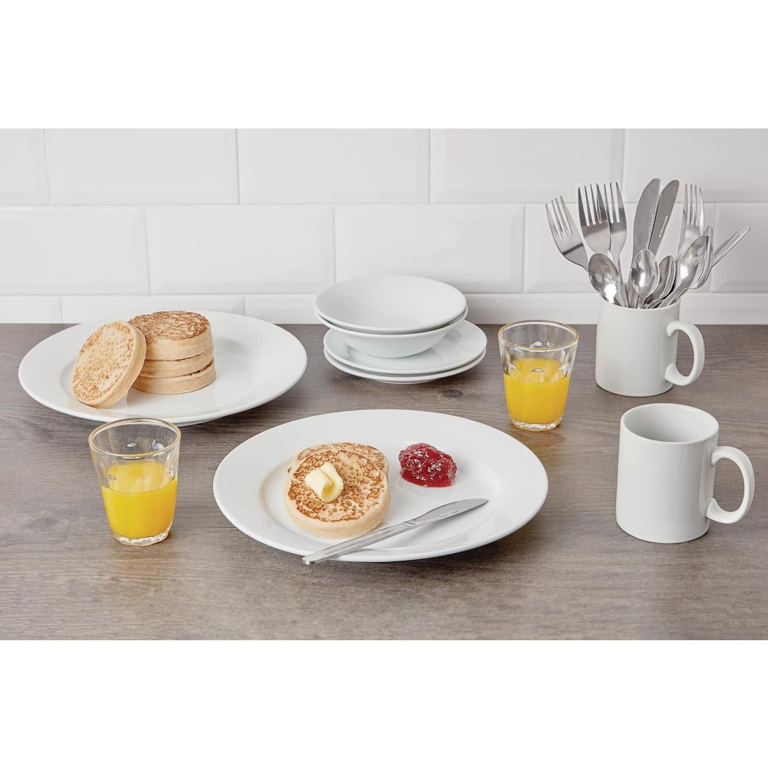 Student Accommodation Crockery and Cutlery Set