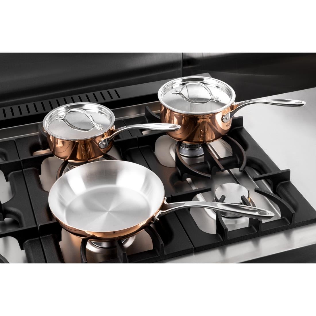 Vogue Cook Like A Pro 3-Piece Tri-Wall Copper Cookware Set