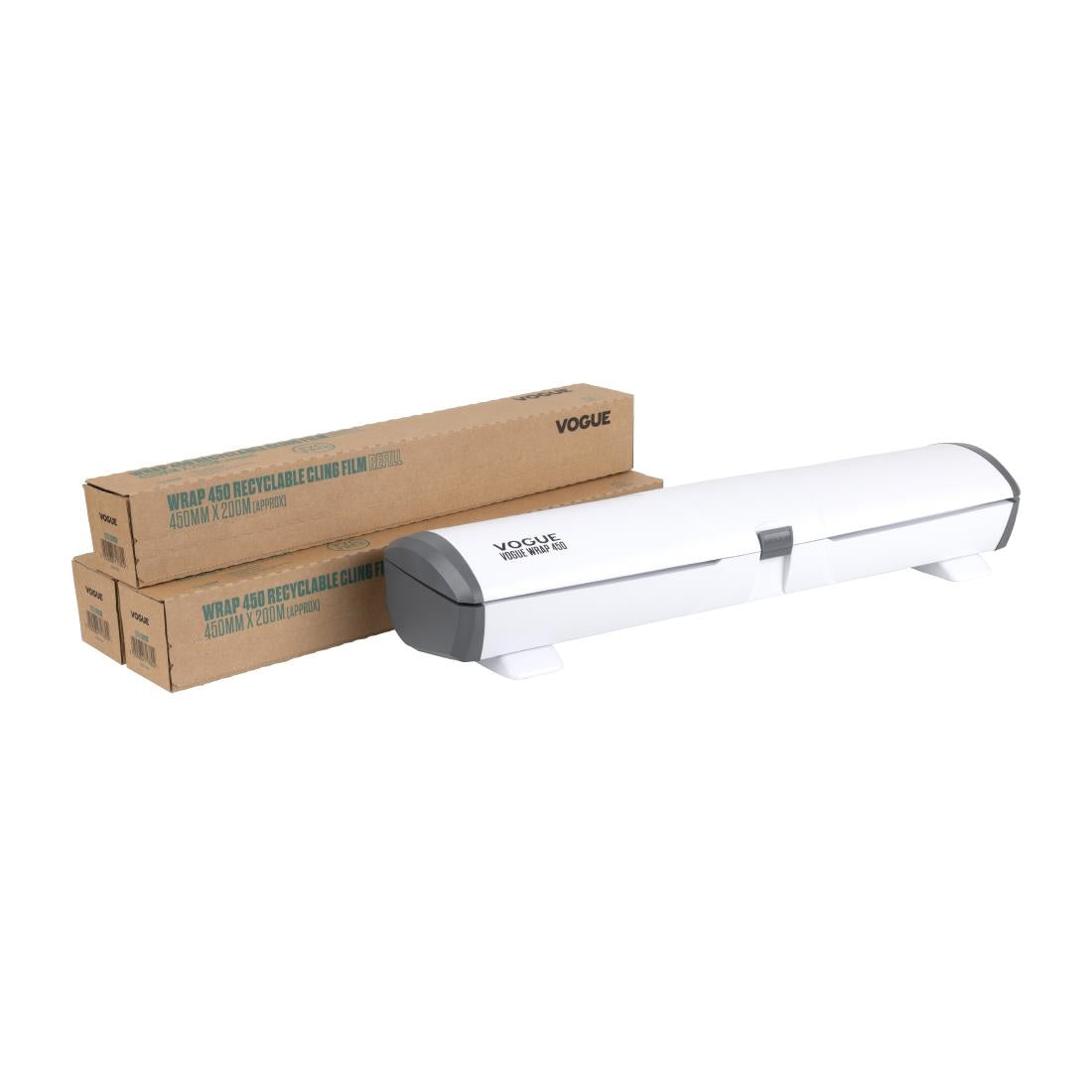 Vogue Wrap 450 Eco Cling Film Refill 3 Pack with Free Dispenser