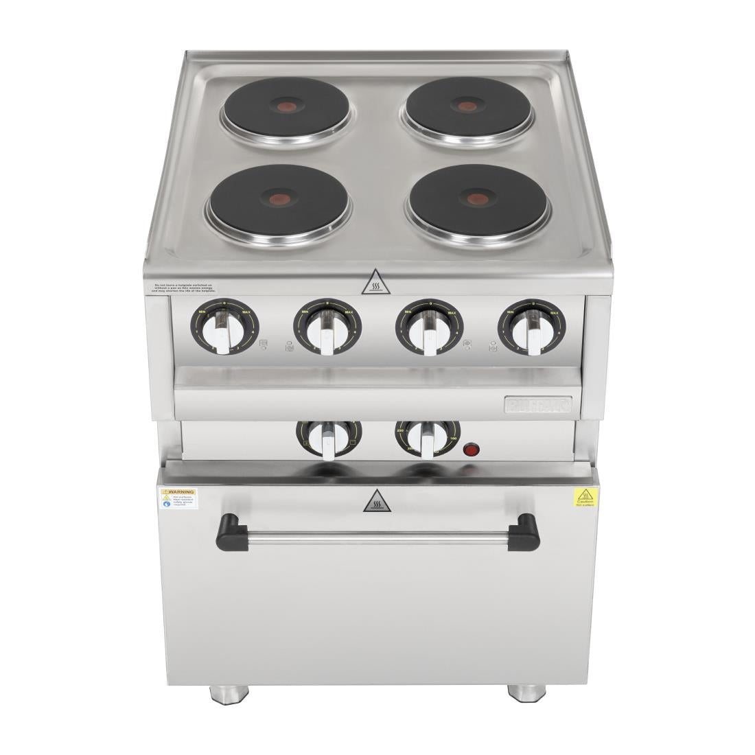 Buffalo 600 Series 4 Plate Electric Convection Oven Range