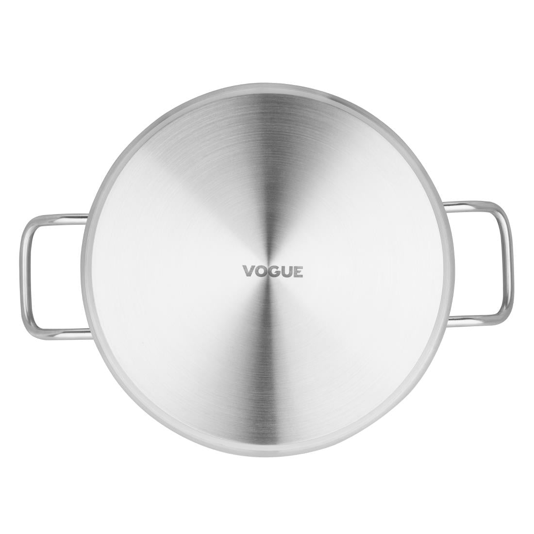 Vogue Stainless Steel Casserole Pan 28cm