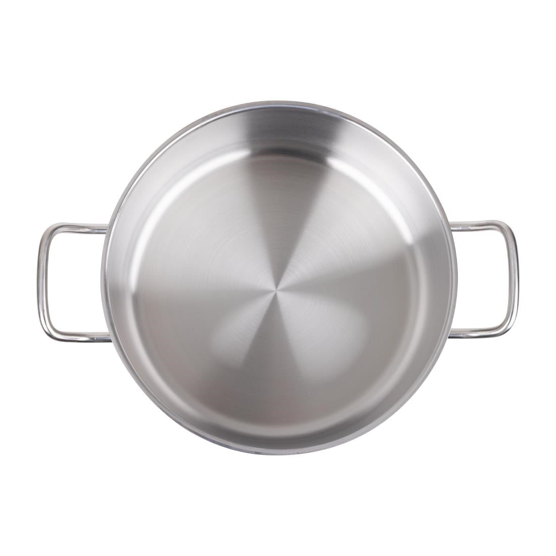Vogue Stainless Steel Casserole Pan 28cm