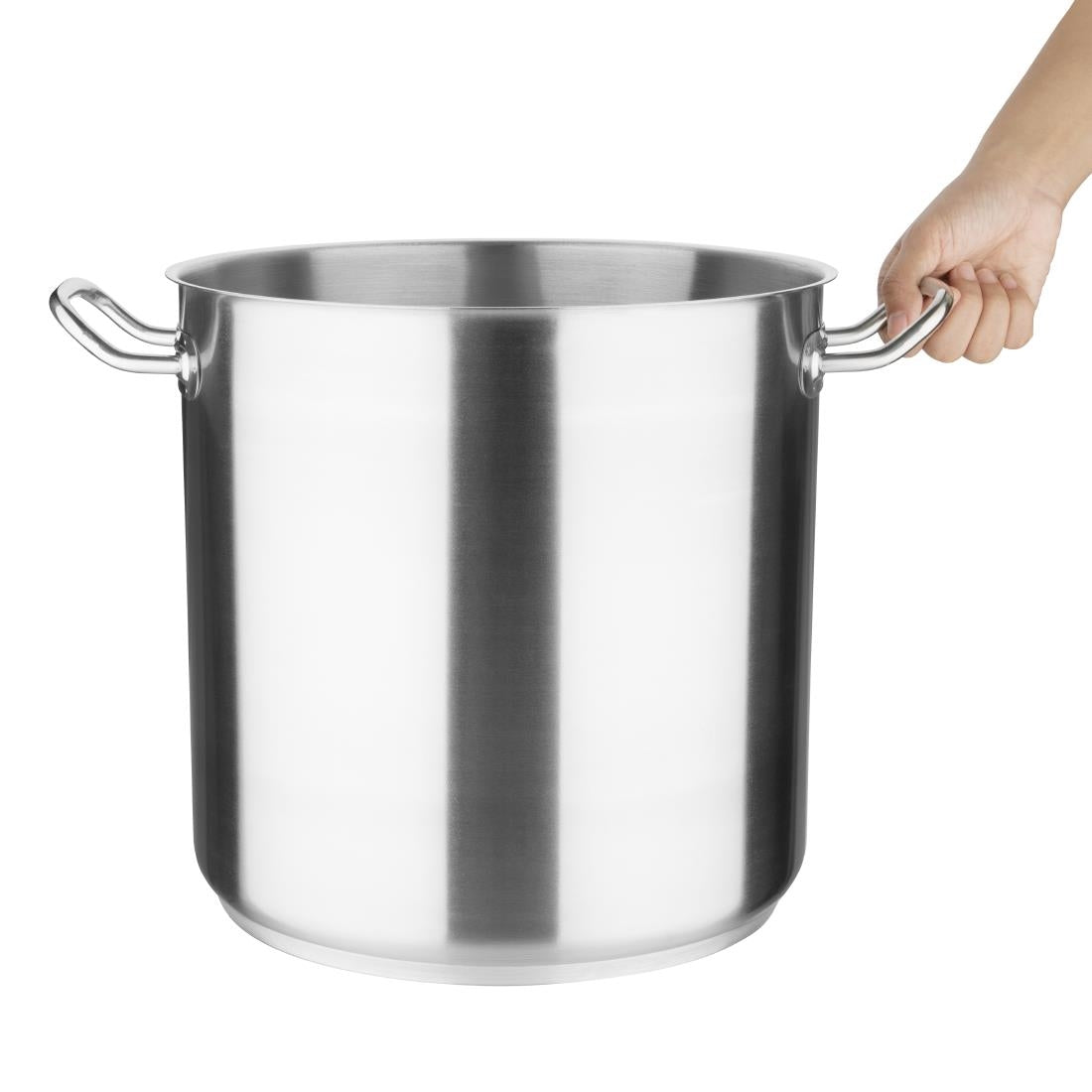 Vogue Stainless Steel Deep Stock Pot 30cm
