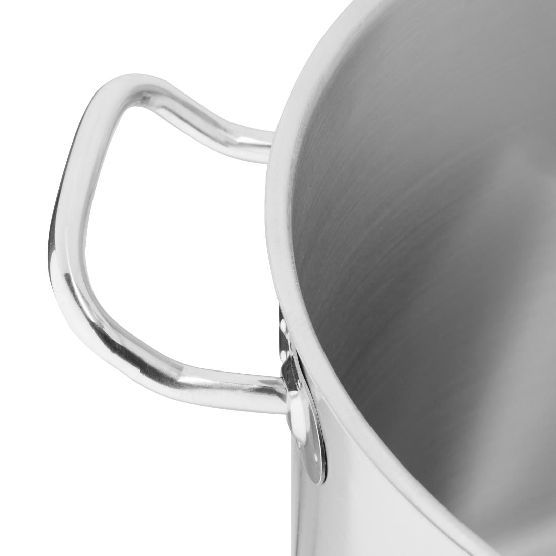 Vogue Stainless Steel Deep Stock Pot 30cm