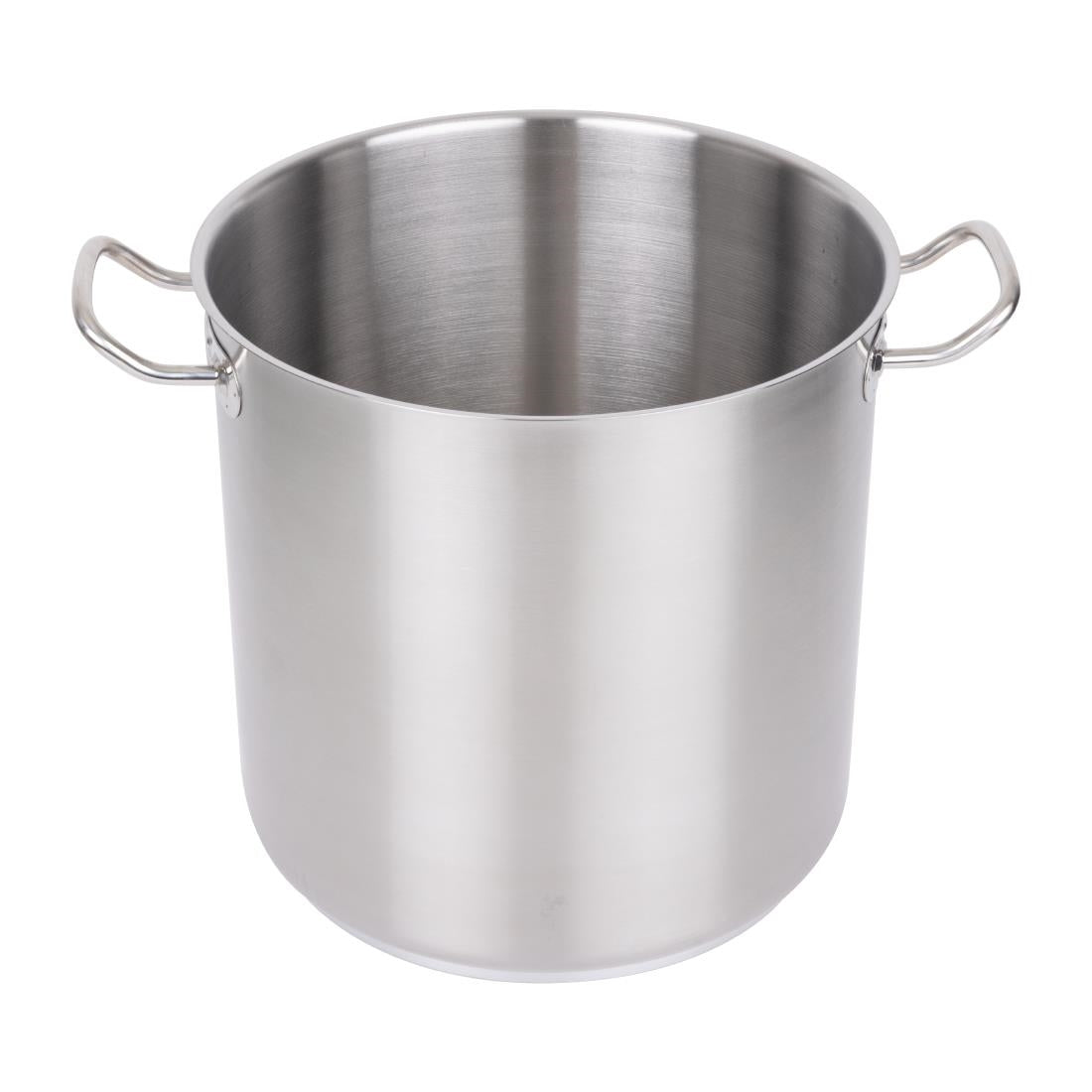 Vogue Stainless Steel Deep Stock Pot 30cm