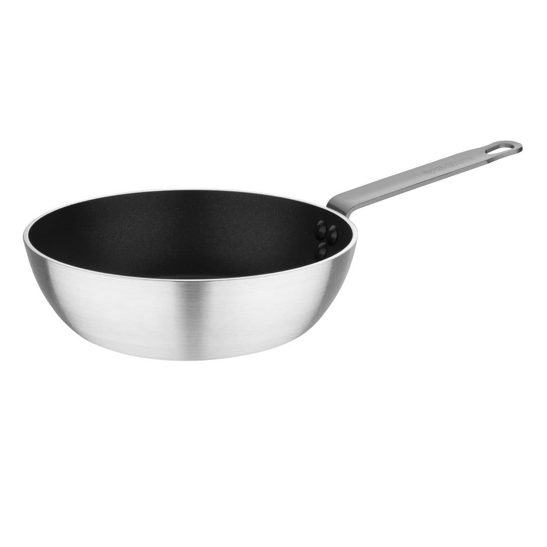 Vogue Aluminium Non-stick Teflon Platinum Plus Sauté Pan 24cm