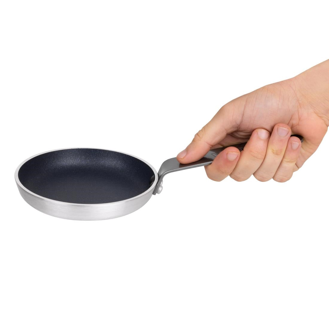 Vogue Aluminium Non-Stick Teflon Blinis Pan 12cm