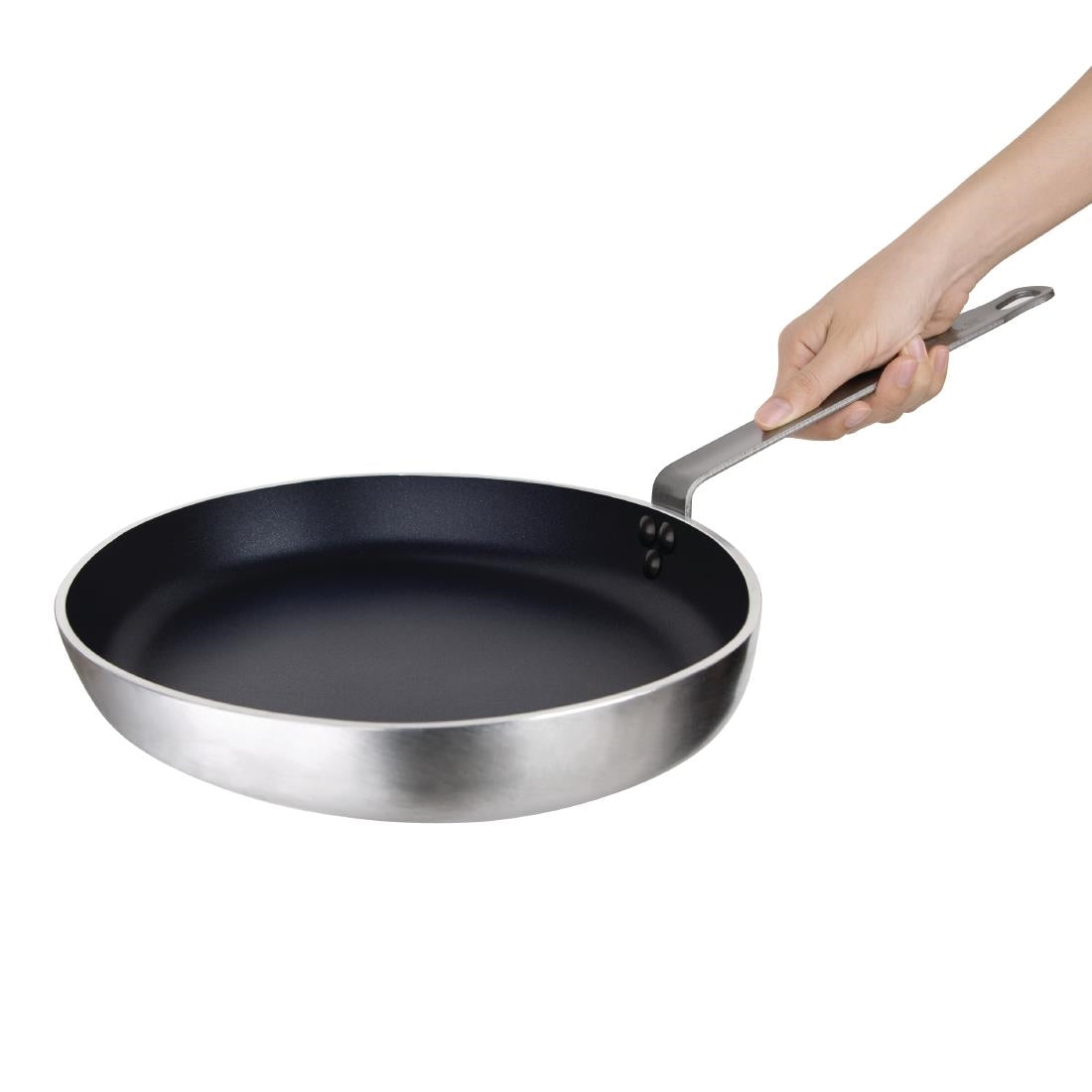 Vogue Aluminium Non-stick Teflon Platinum Plus Oval Frying Pan 40cm
