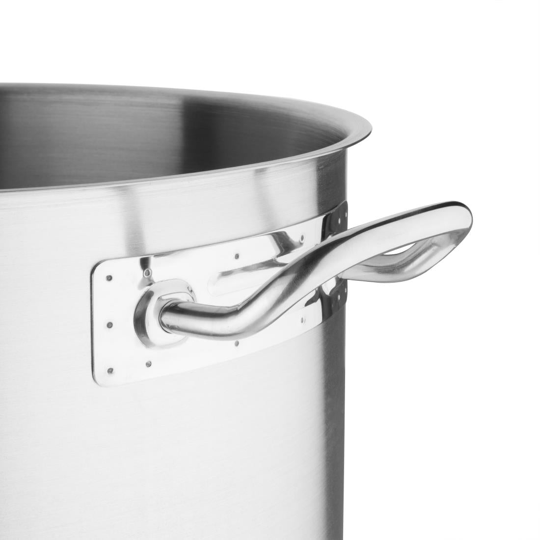 Vogue Stainless Steel Deep Stock Pot 36cm