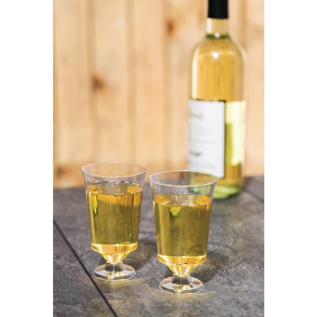 eGreen Disposable Wine Glasses 175ml (10 Pack)
