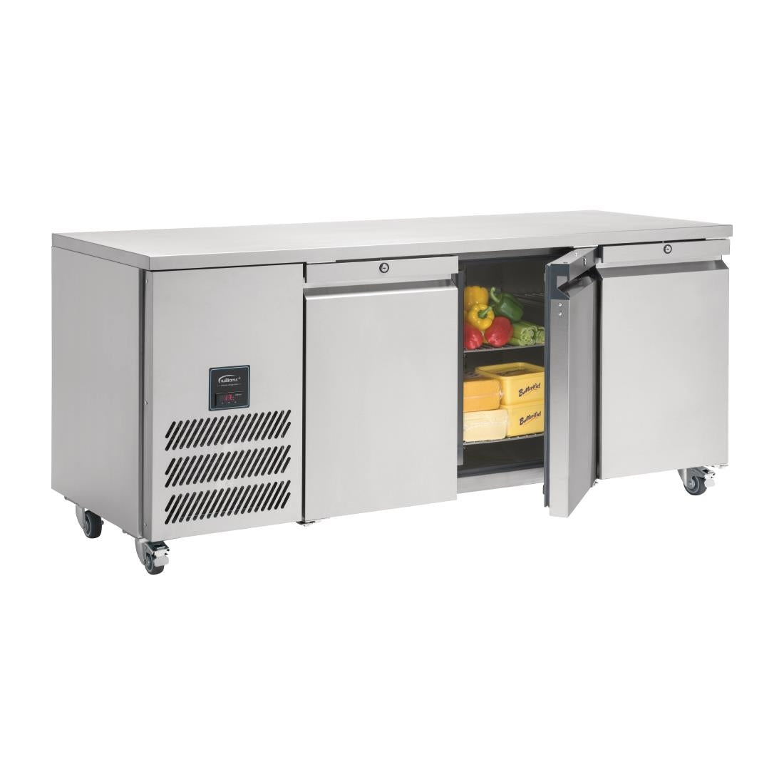 Williams Jade 3 Door 469Ltr Counter Fridge HJC3-SA