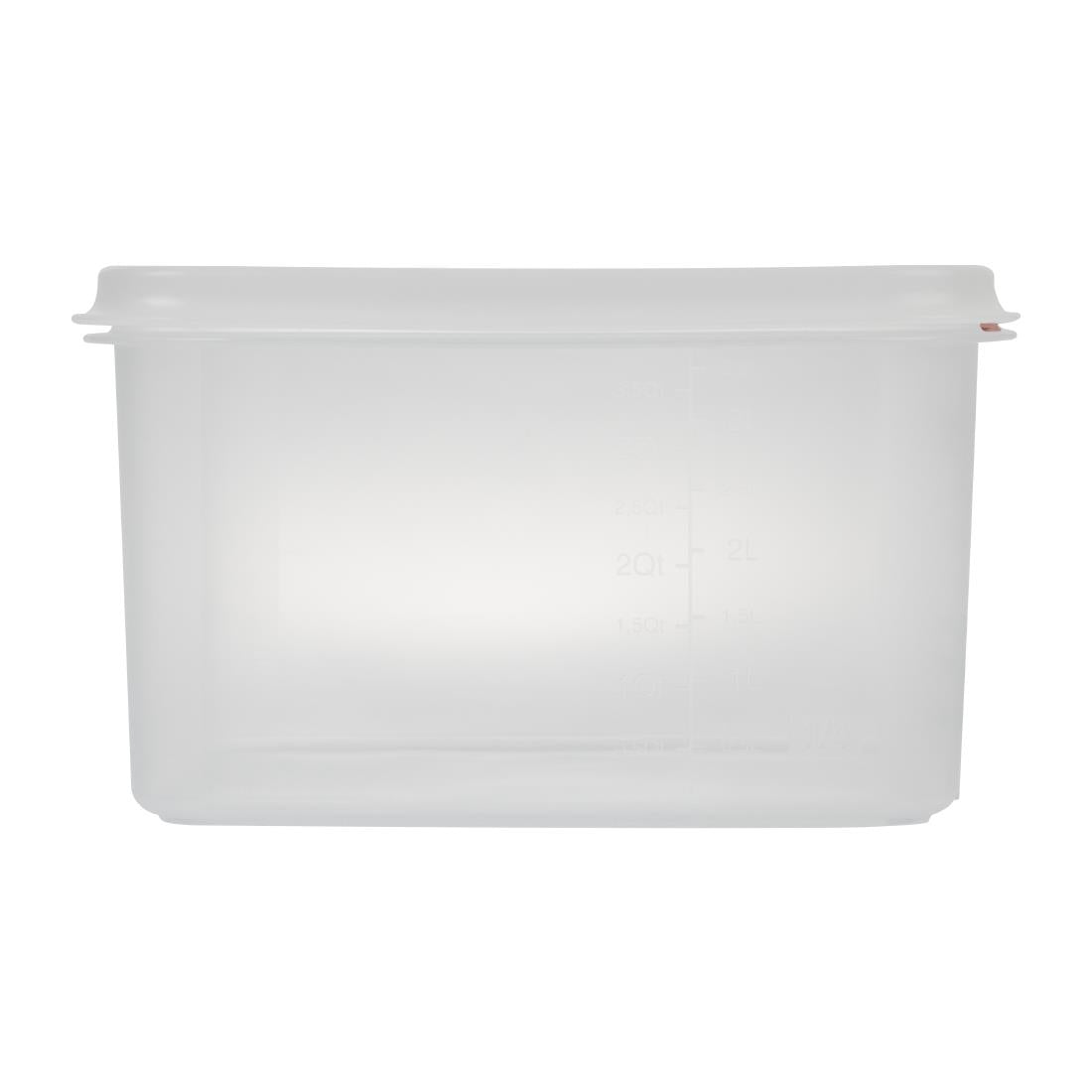 Araven Polypropylene 1/4 Gastronorm Food Containers 4.3Ltr (4 Pack)