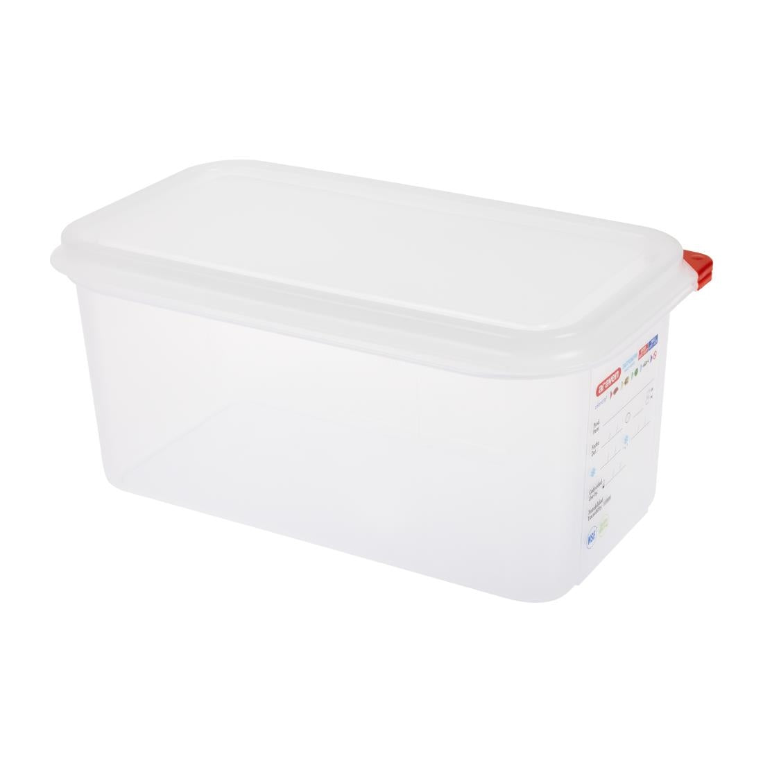 Araven Polypropylene 1/3 Gastronorm Food Container 6Ltr (4 Pack)