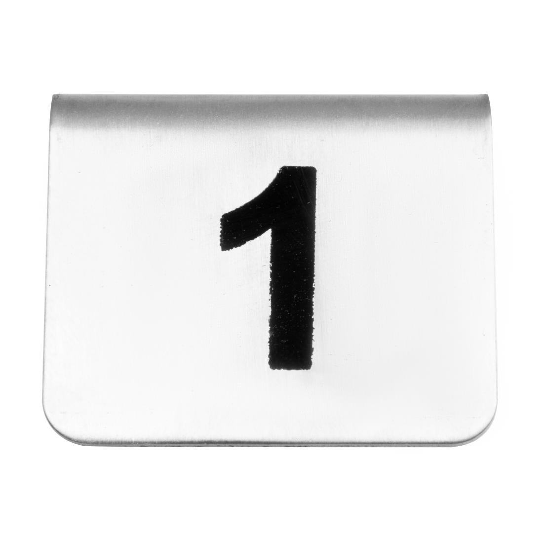 Olympia Stainless Steel Table Numbers 1-10 (10 Pack)