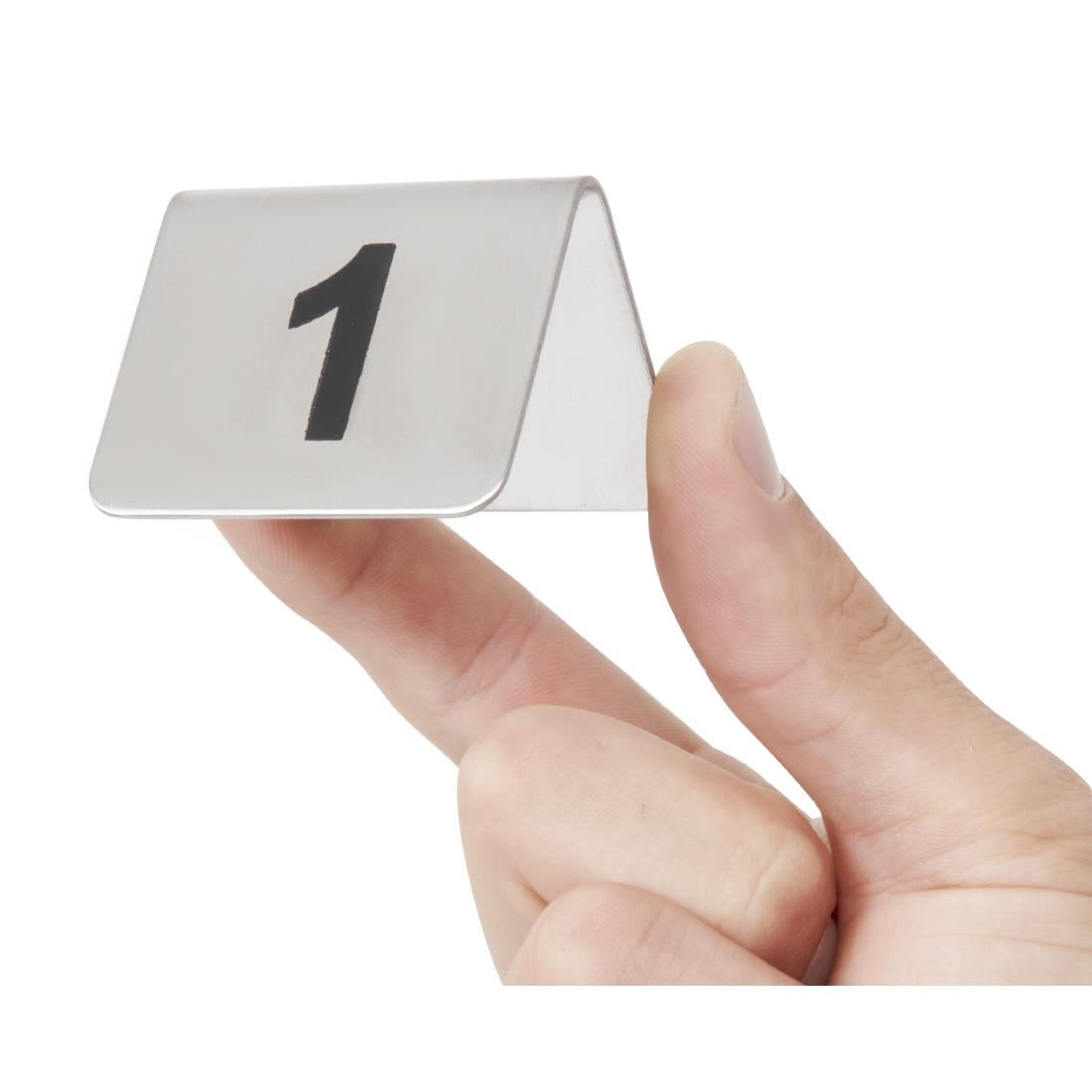 Olympia Stainless Steel Table Numbers 1-10 (10 Pack)