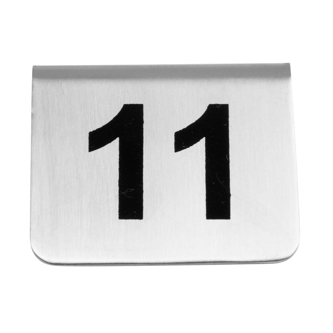 Olympia Stainless Steel Table Numbers 11-20 (10 Pack)