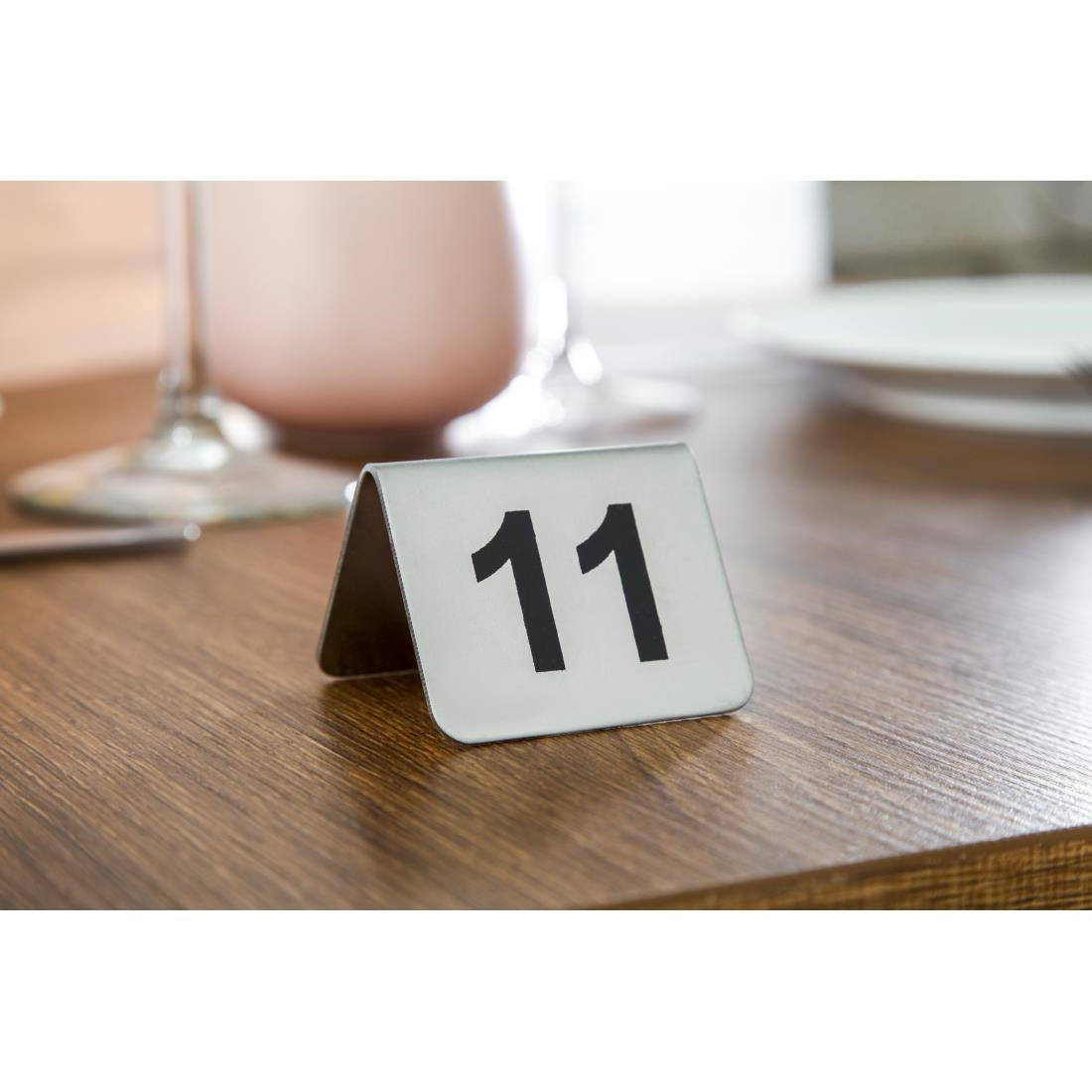 Olympia Stainless Steel Table Numbers 11-20 (10 Pack)