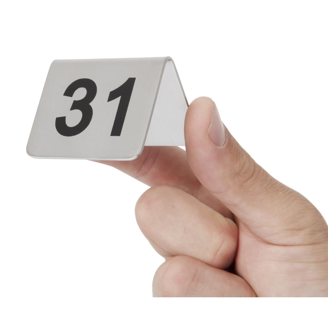 Olympia Stainless Steel Table Numbers 31-40 (10 Pack)