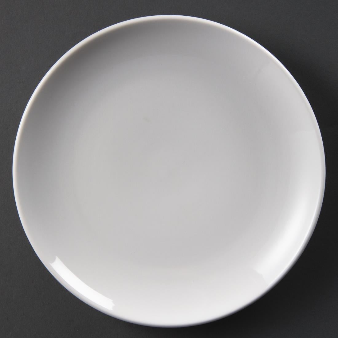Olympia Whiteware Coupe Plates 230mm (12 Pack)