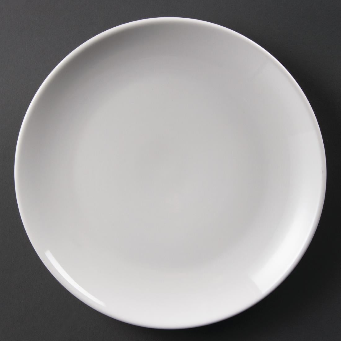 Olympia Whiteware Coupe Plates 250mm (12 Pack)