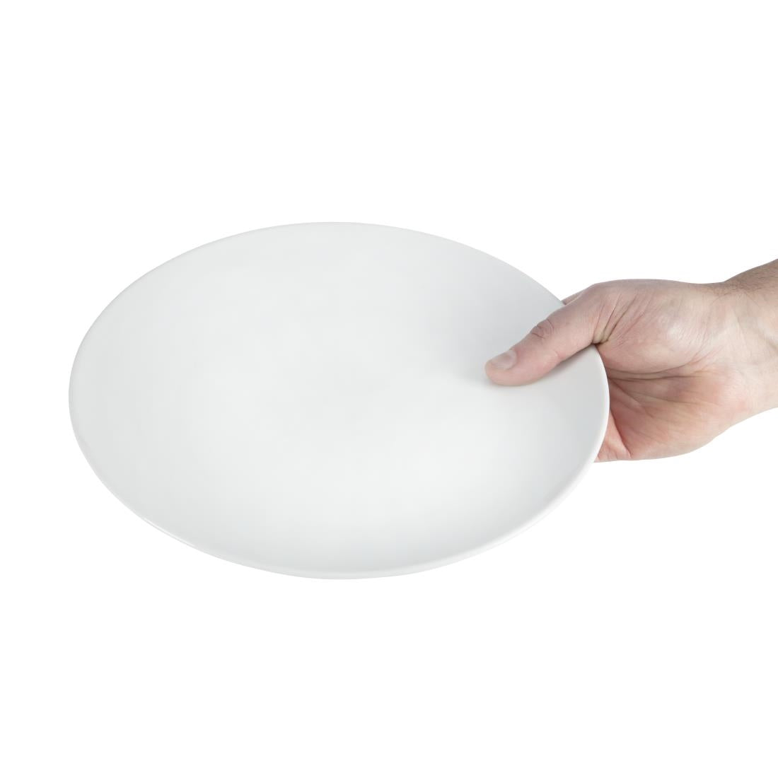 Olympia Whiteware Coupe Plates 250mm (12 Pack)