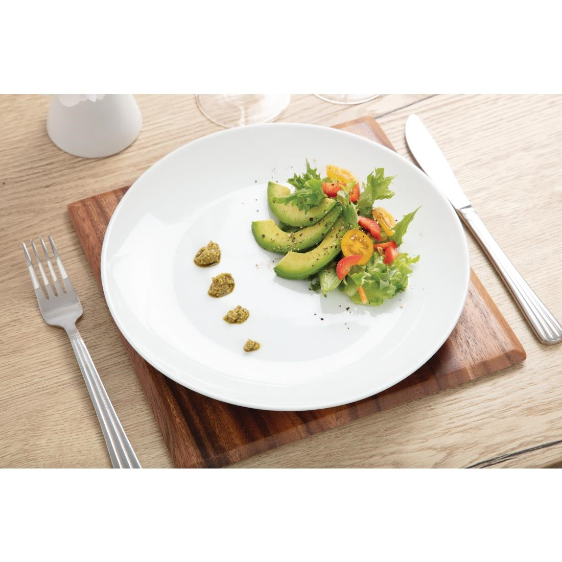 Olympia Whiteware Coupe Plates 250mm (12 Pack)