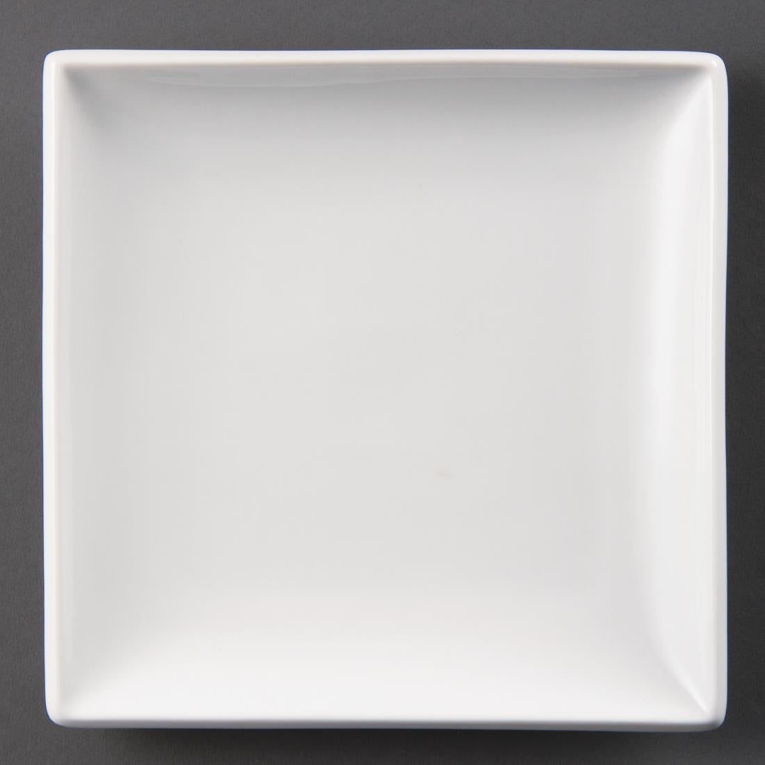 Olympia Whiteware Square Plates 240mm (12 Pack)