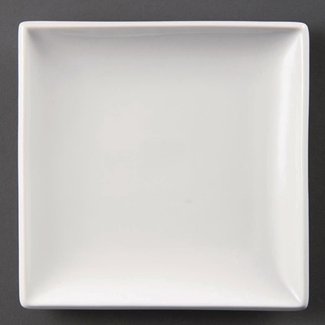 Olympia Whiteware Square Plates 295mm (6 Pack)