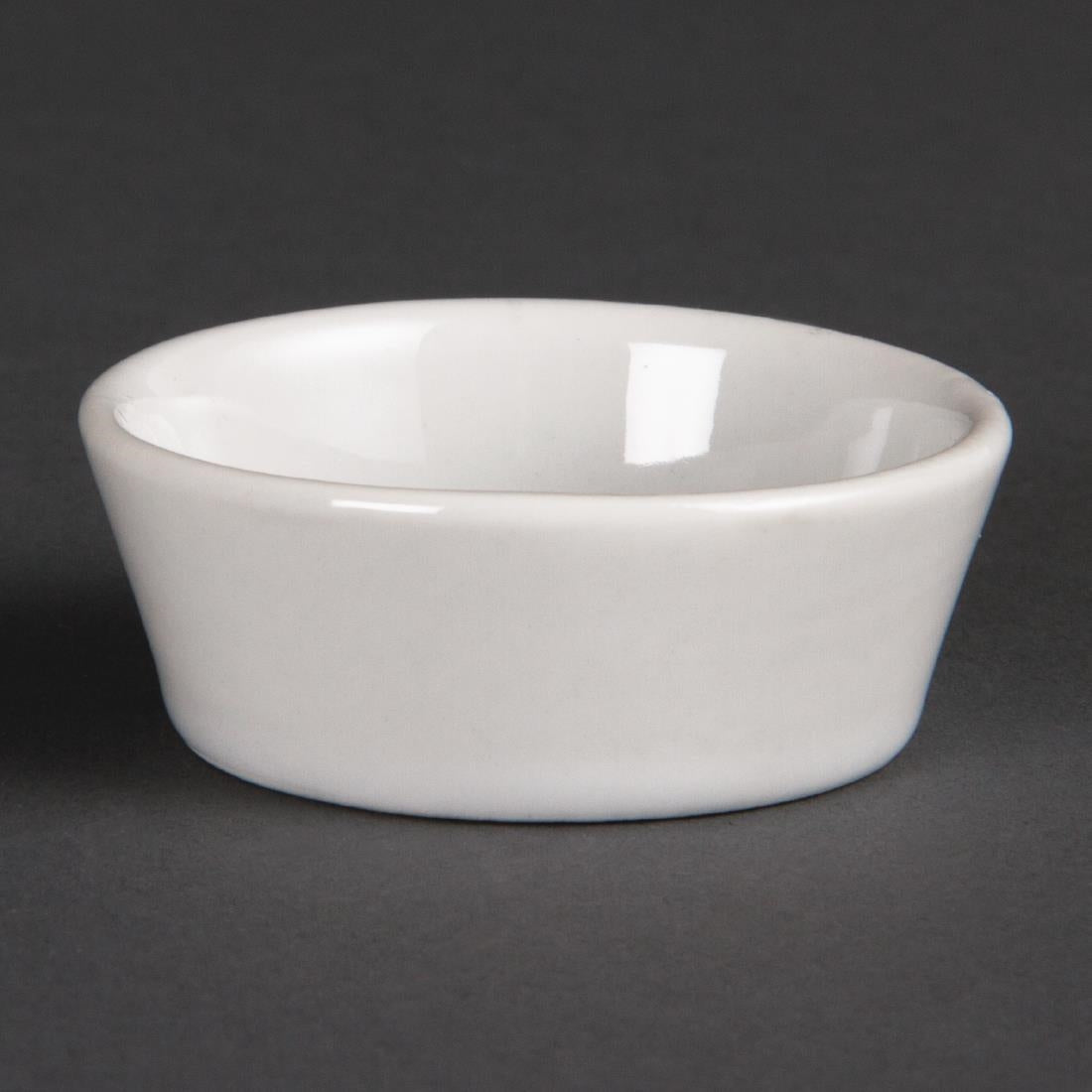 Olympia Whiteware Sloping Edge Bowls 50mm (12 Pack)
