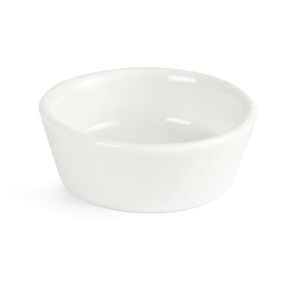 Olympia Whiteware Sloping Edge Bowls 50mm (12 Pack)