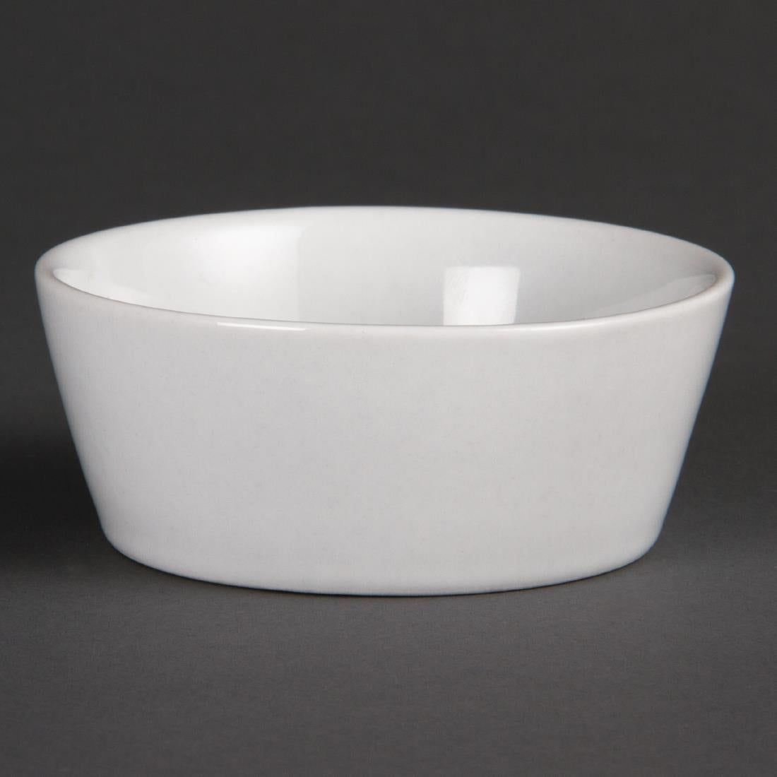 Olympia Whiteware Sloping Edge Bowls 90mm (12 Pack)