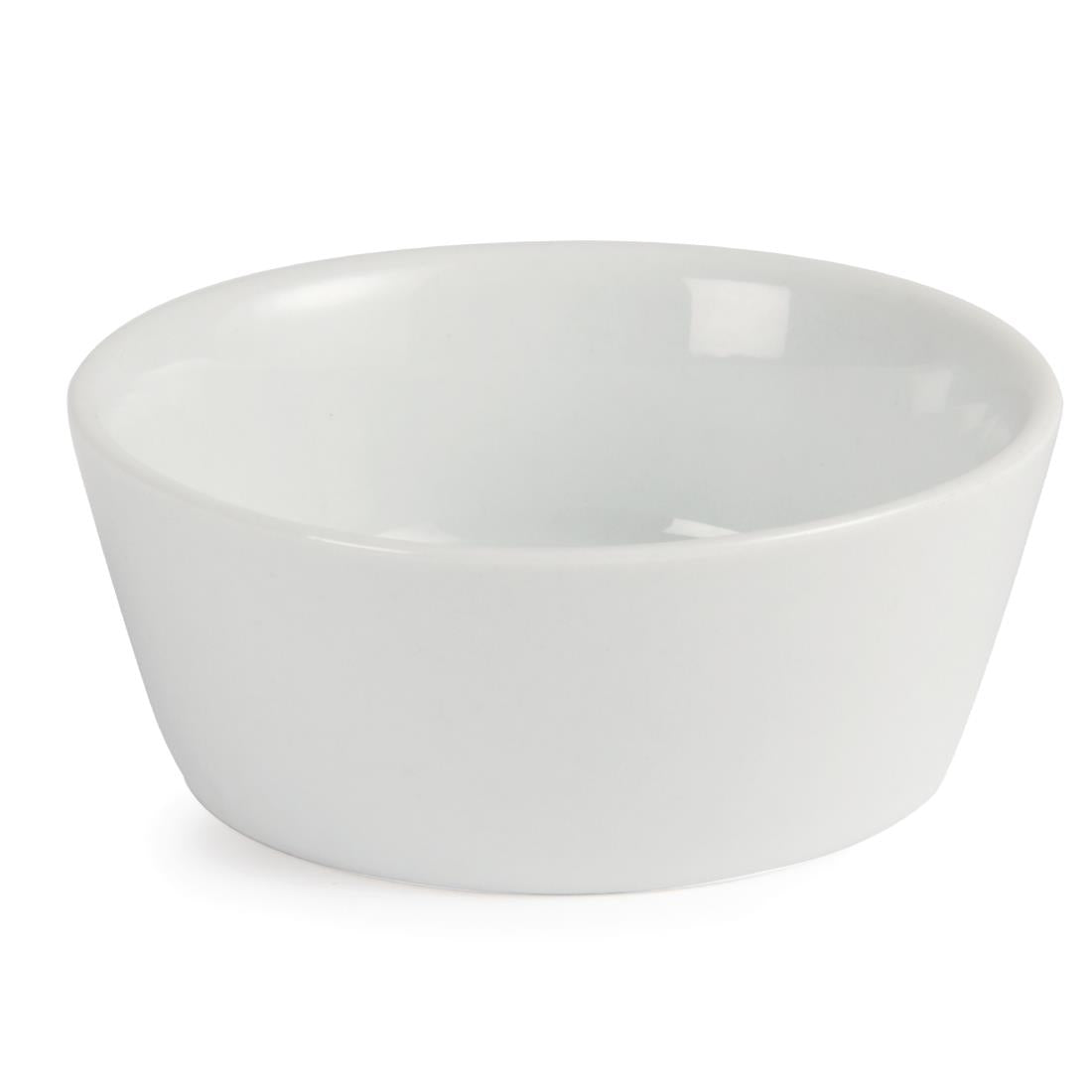 Olympia Whiteware Sloping Edge Bowls 90mm (12 Pack)