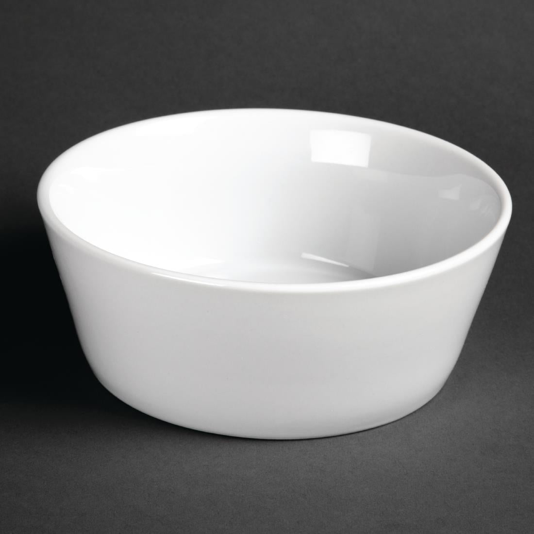 Olympia Whiteware Sloping Edge Bowls 150mm (12 Pack)