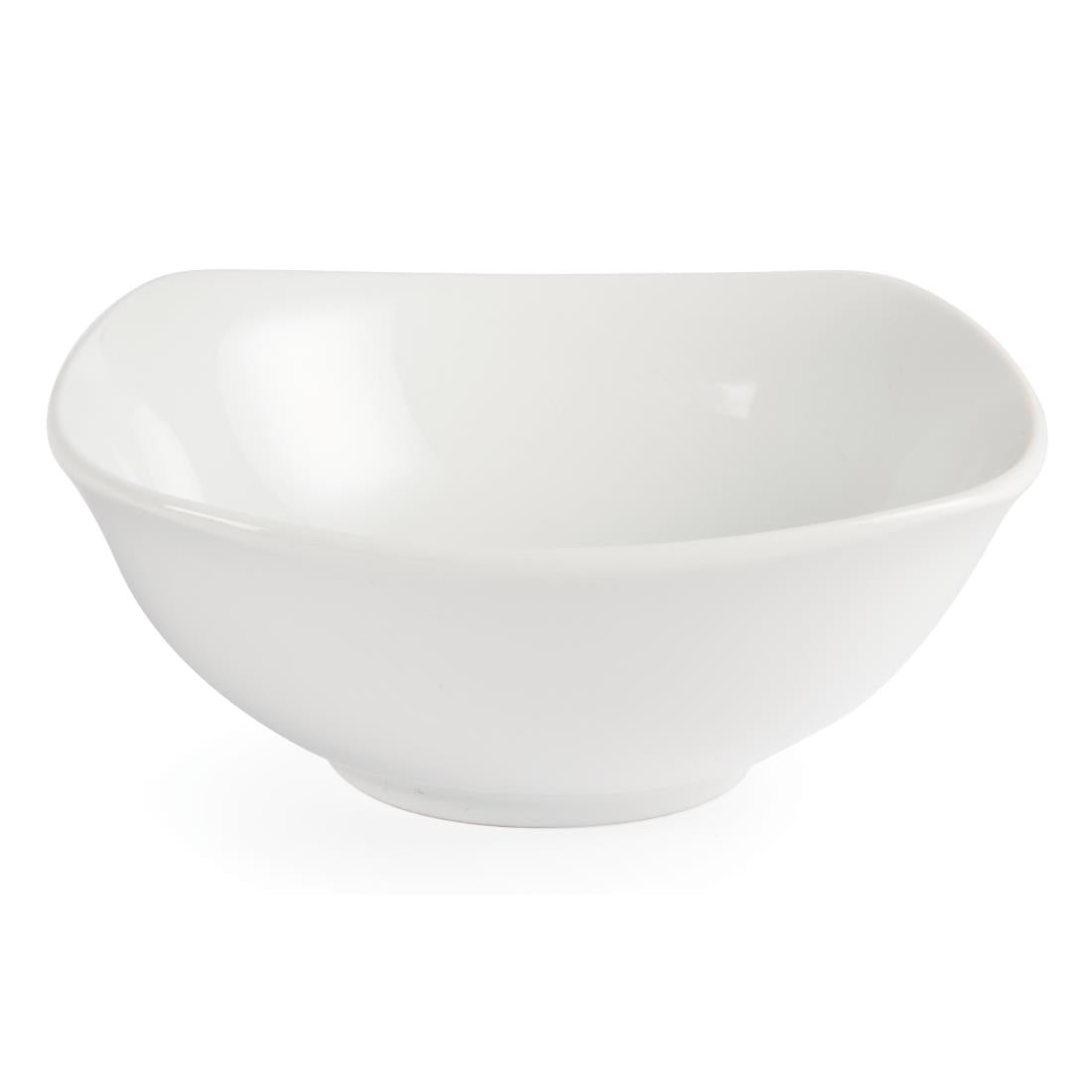 Olympia Whiteware Rounded Square Bowls 180mm (12 Pack)