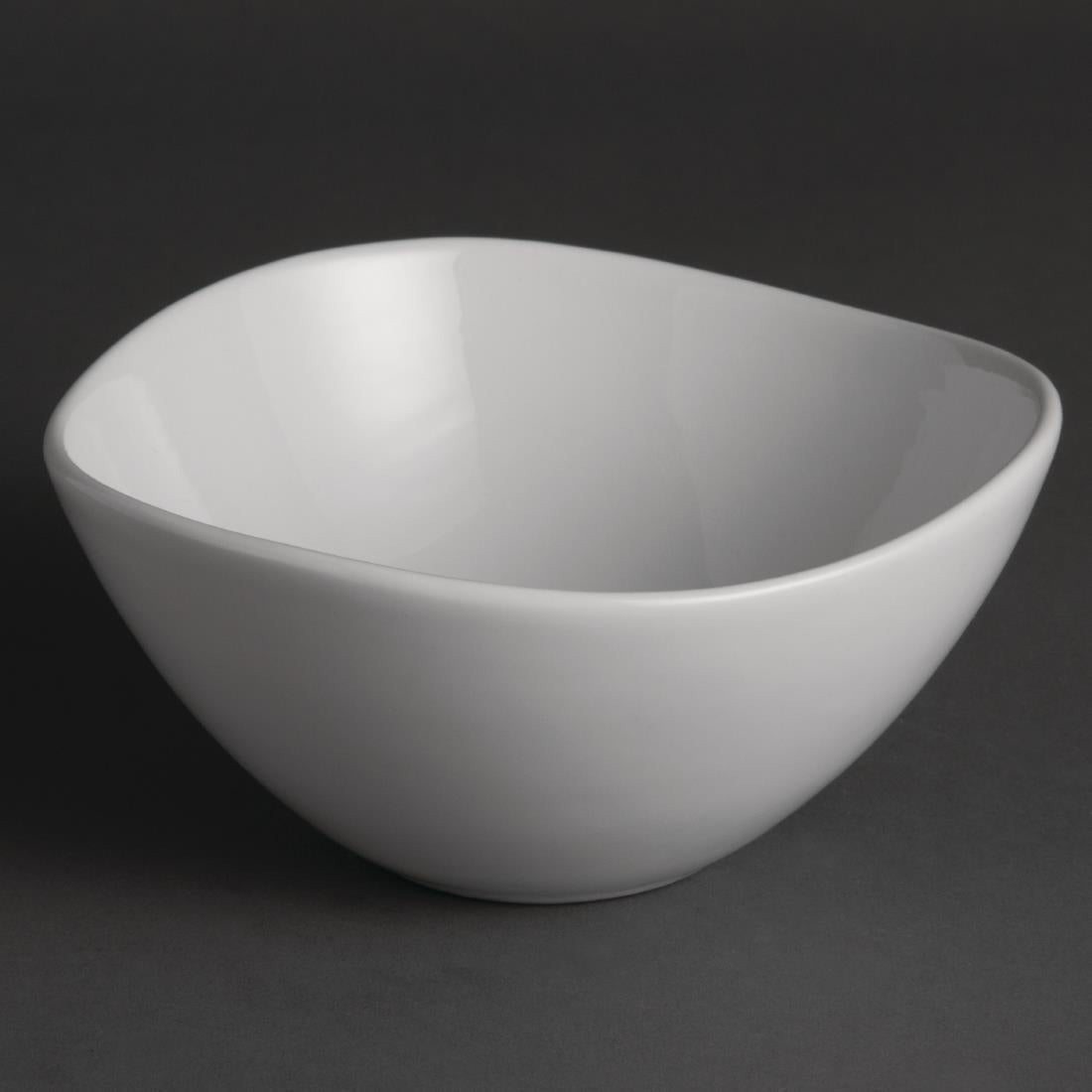 Olympia Whiteware Wavy Bowls 150mm (12 Pack)