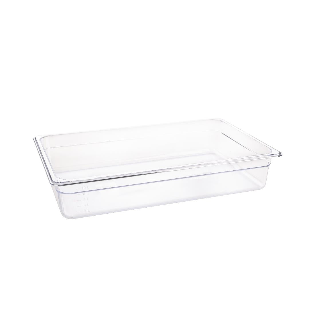 Vogue ABS Gastronorm Tray Clear GN 1/1 100mm