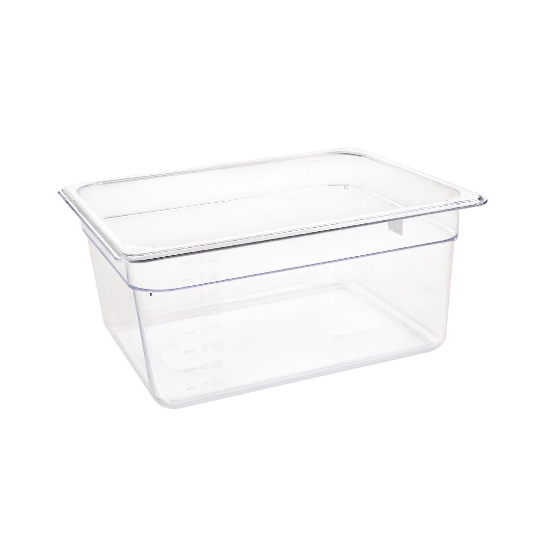 Vogue ABS Gastronorm Tray Clear GN 1/2 150mm
