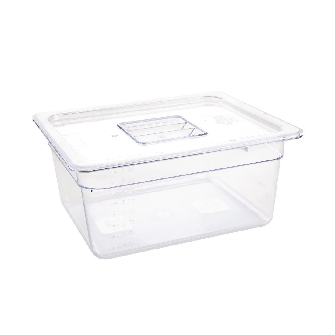 Vogue ABS Gastronorm Tray Clear GN 1/2 150mm