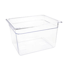 Vogue Polycarbonate 1/2 Gastronorm Container 200mm Clear