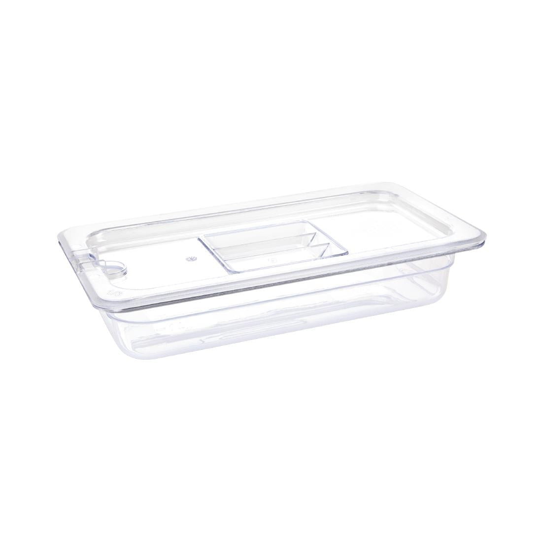 Vogue ABS Gastronorm Tray Clear GN 1/3 65mm