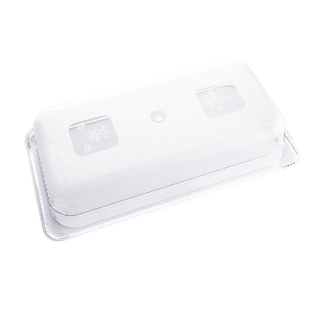 Vogue ABS Gastronorm Tray Clear GN 1/3 65mm