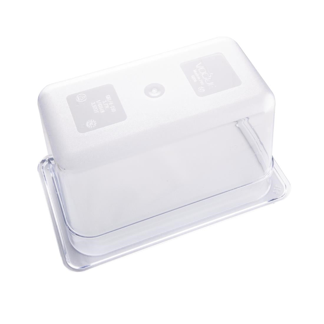 Vogue ABS Gastronorm Tray Clear GN 1/4 150mm
