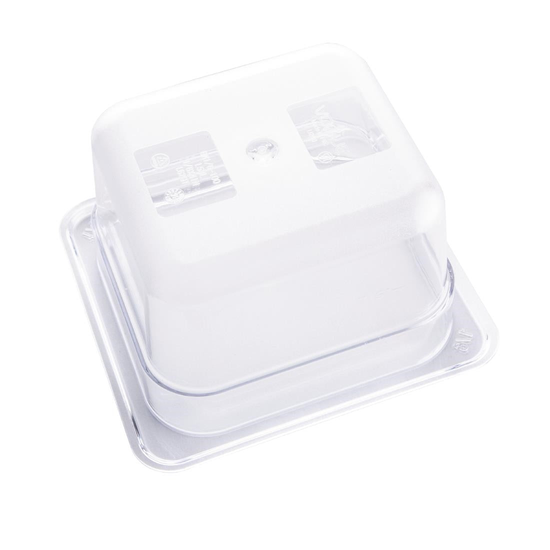 Vogue ABS Gastronorm Tray Clear GN 1/6 100mm