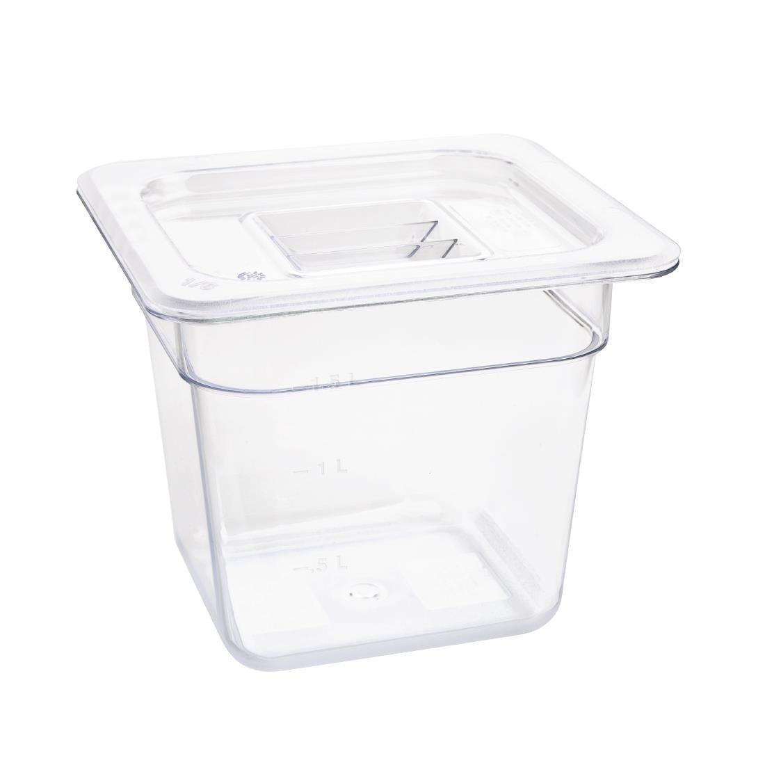 Vogue ABS Gastronorm Tray Clear GN 1/6 150mm