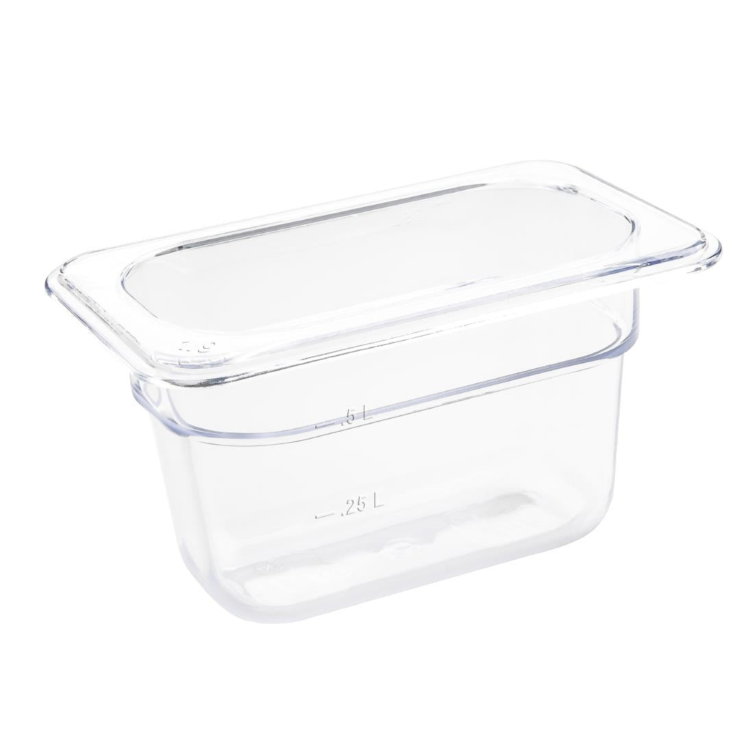 Durable Polycarbonate 1/9 Gastronorm Container