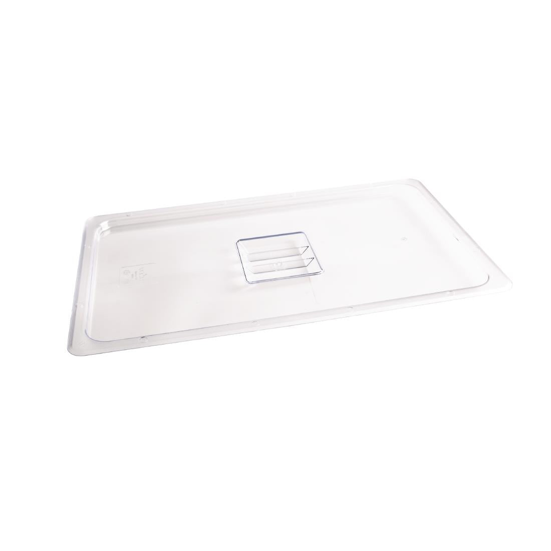 Vogue ABS Gastronorm Tray Lid Clear GN 1/1
