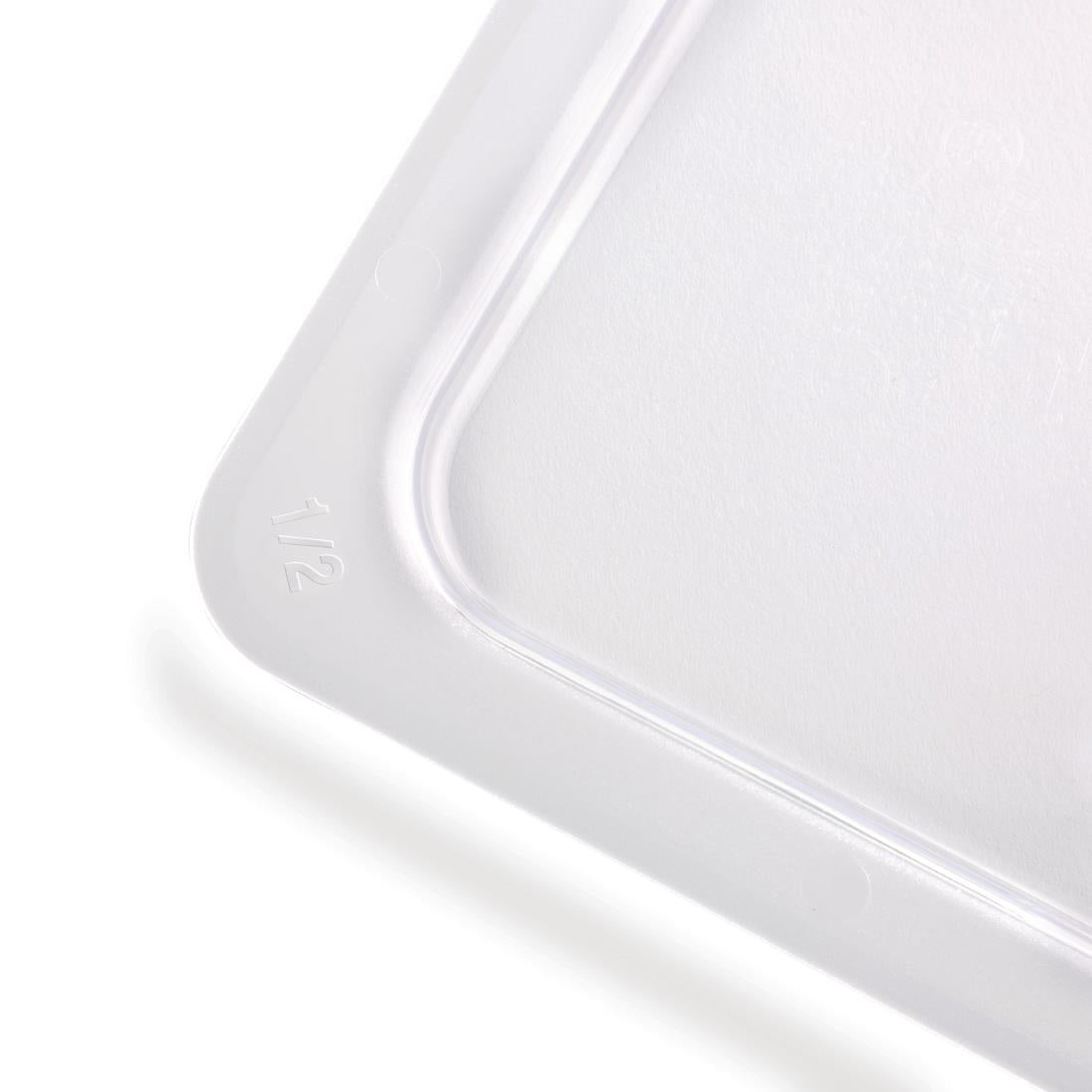 Vogue ABS Gastronorm Tray Lid Clear GN 1/2