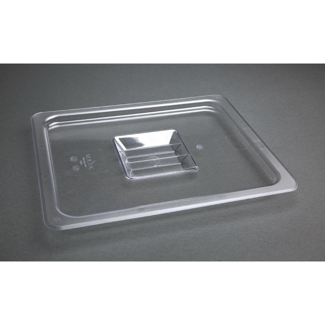 Vogue ABS Gastronorm Tray Lid Clear GN 1/2